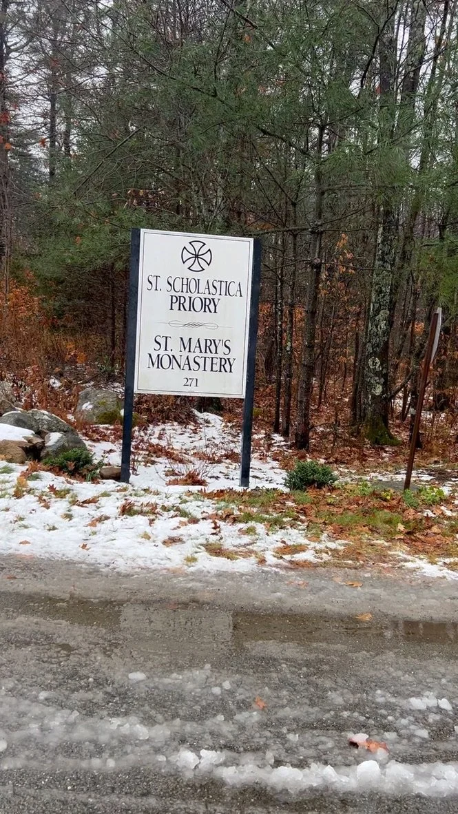 Entrance to St. Scholastica's