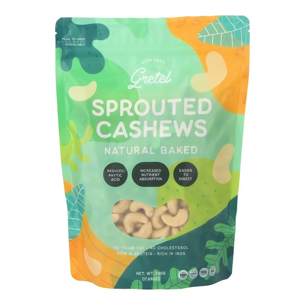 Sprouted Cashews Natural Baked (500g)