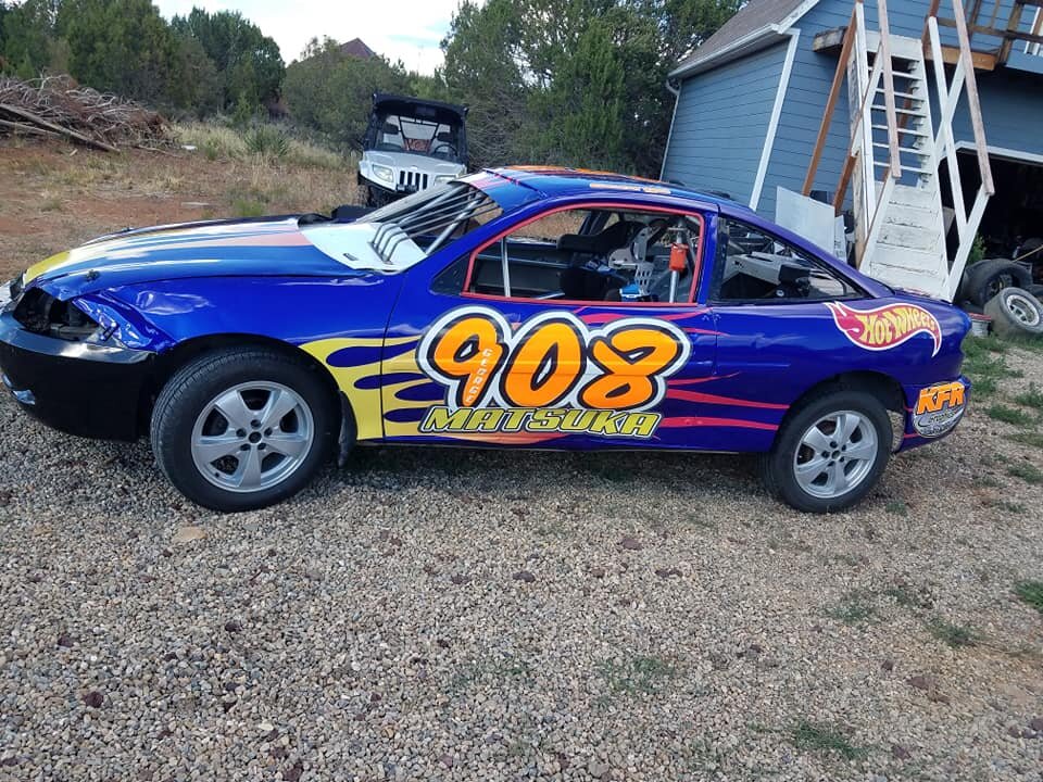 George Matsuka's 2021 Hot Wheels themed wrap
