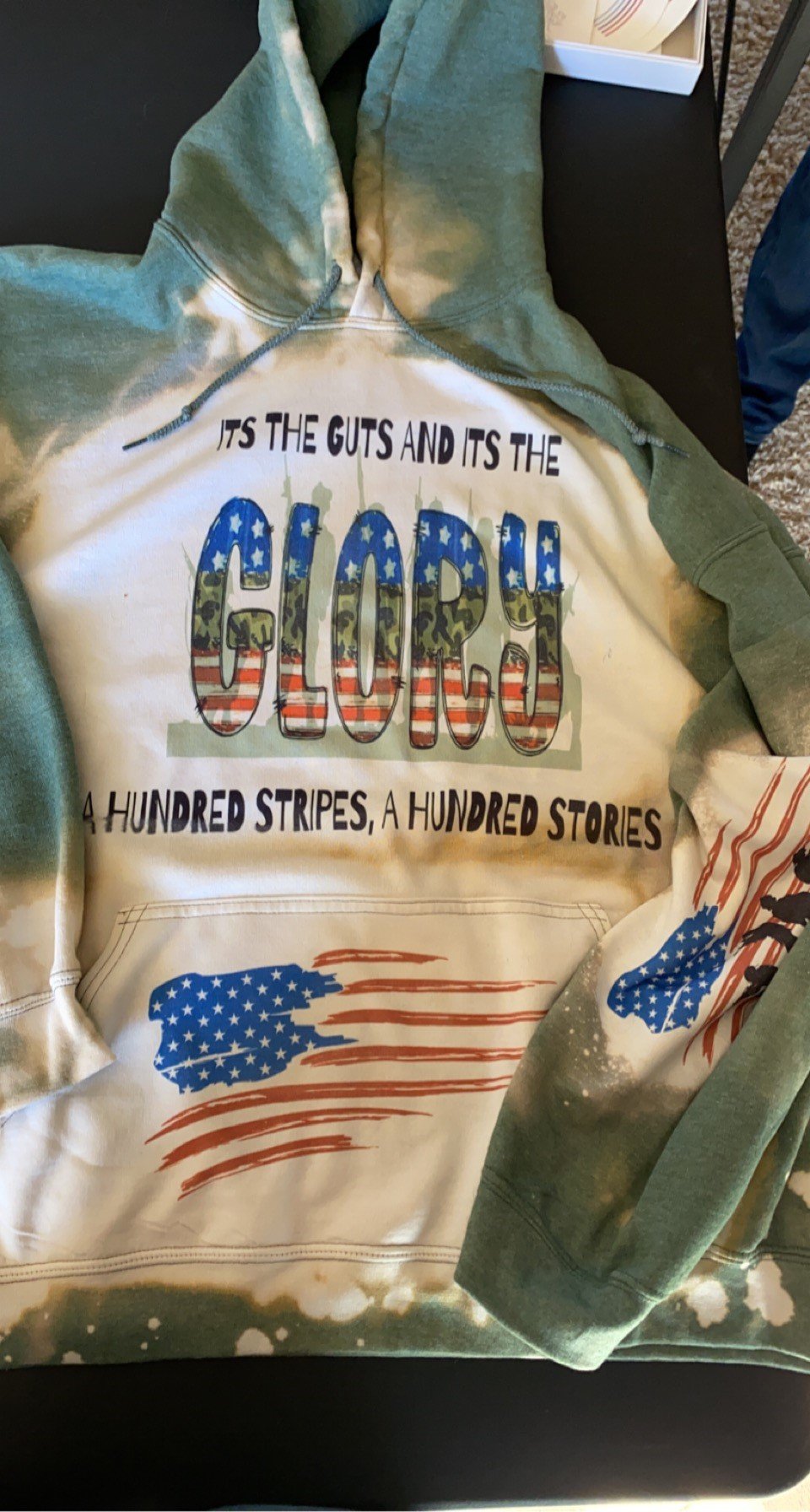 Military Bleached Hoodie