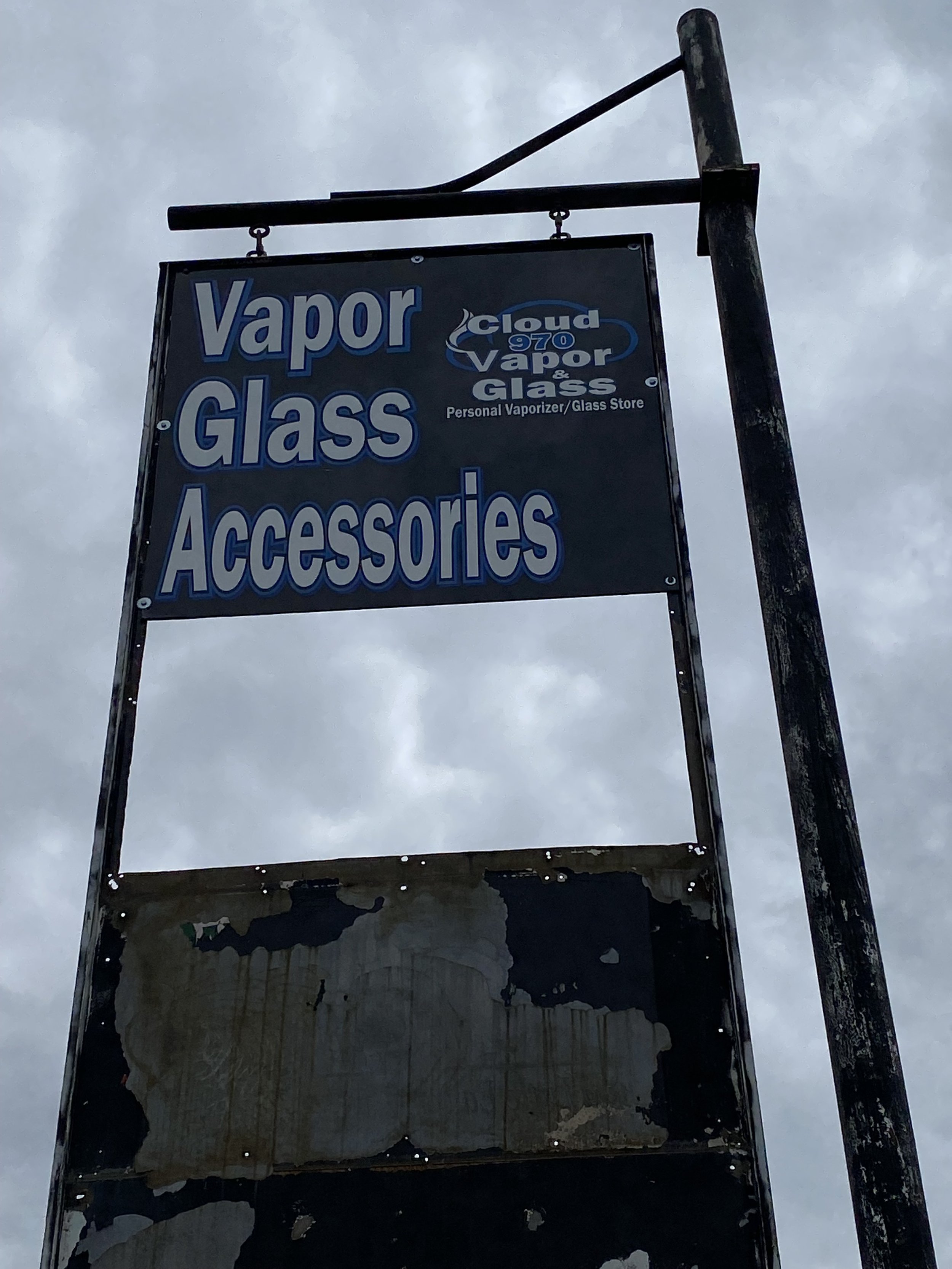 Cloud 970's new sign facing the road