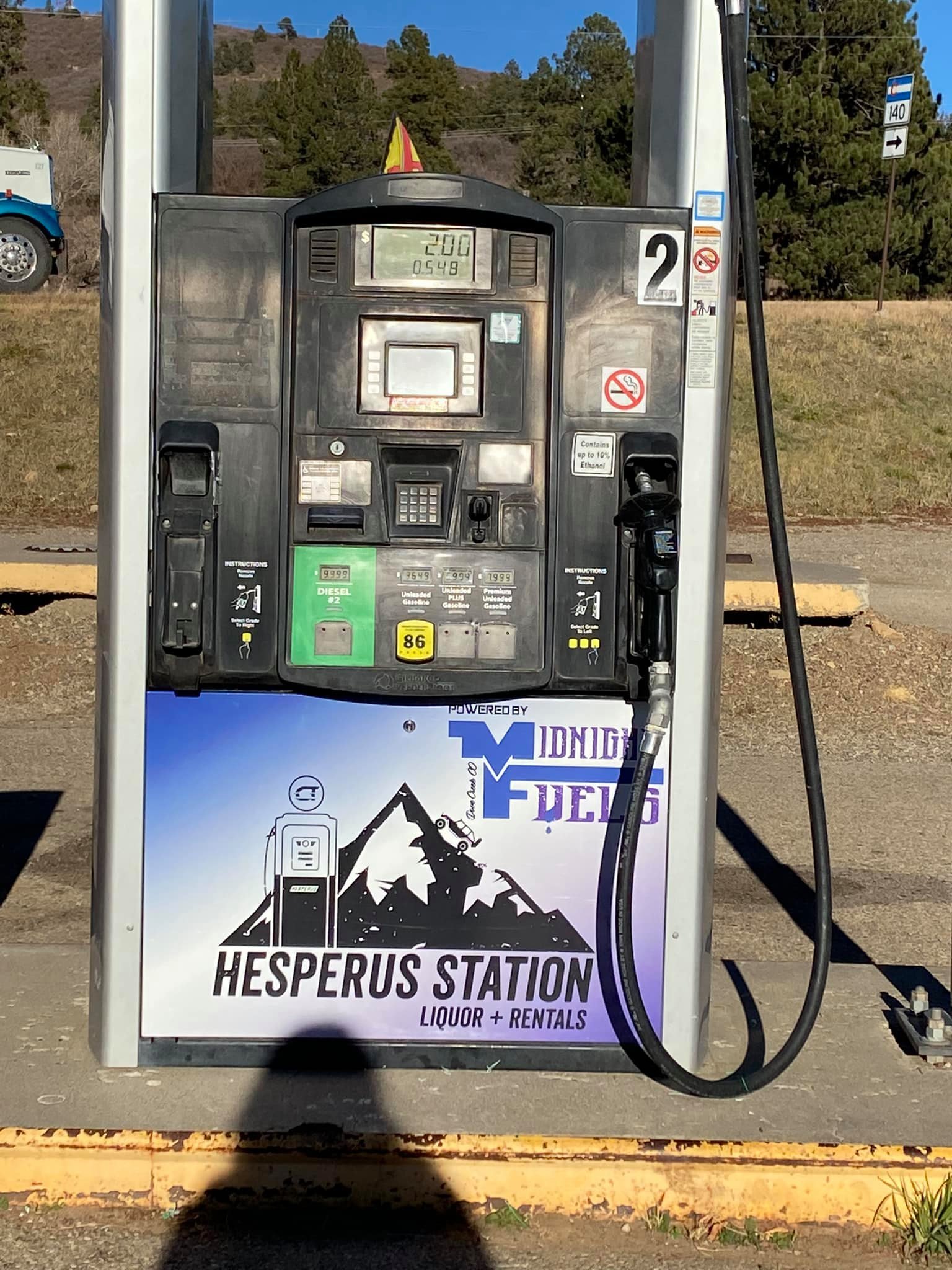 Hesperus Station Gas Pump