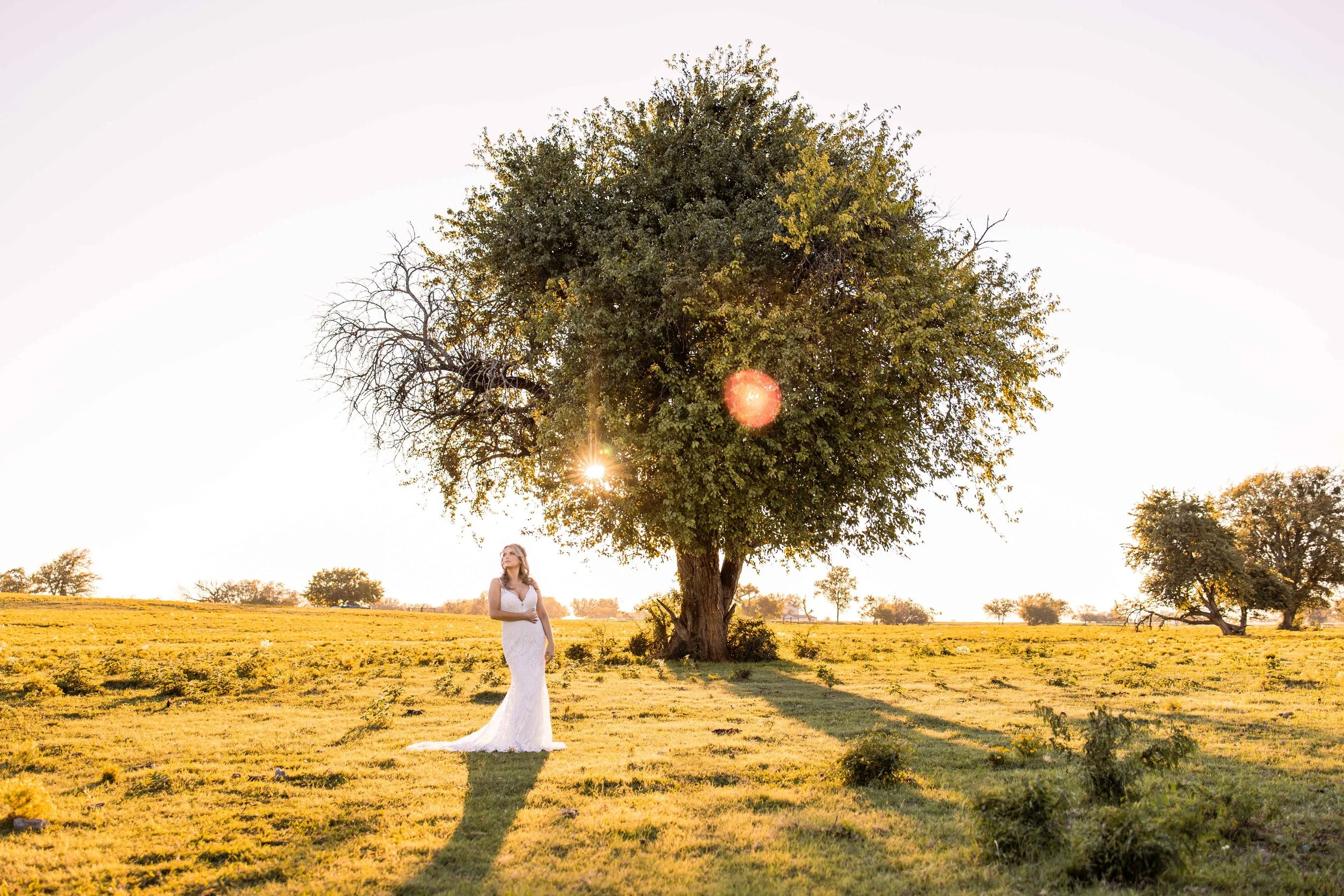 Golden-hour Bridal session in Texas