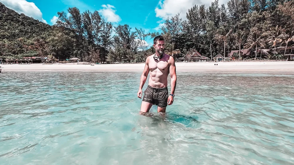 One last dip before heading off – already planning our return!