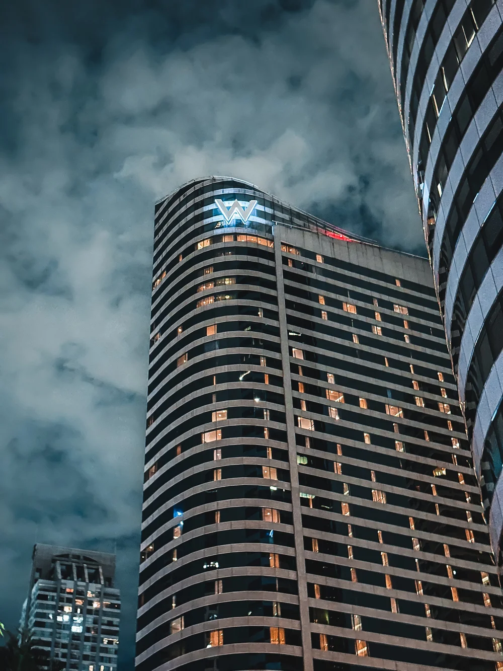 Evening Glow of W Bangkok Hotel