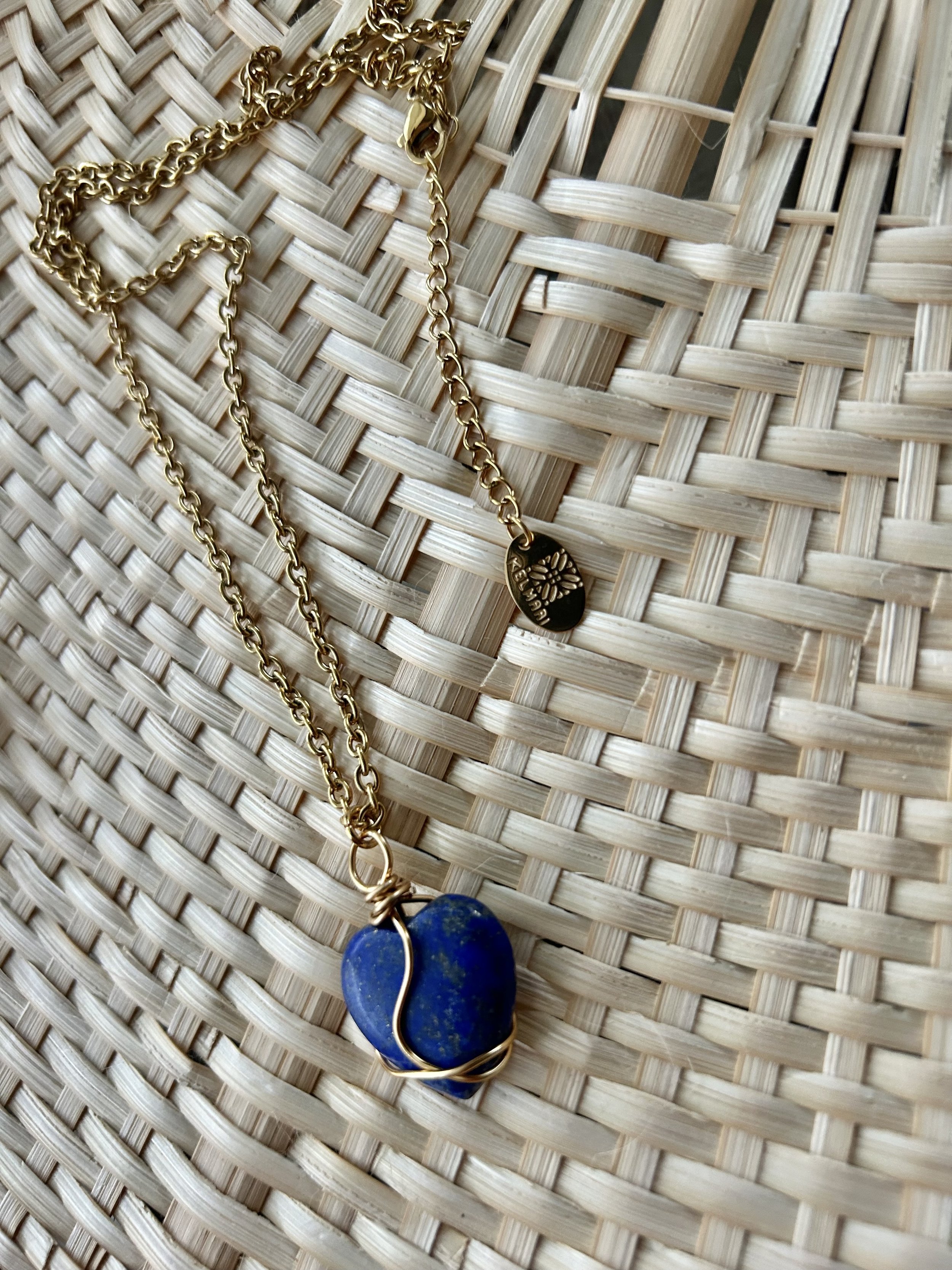 KELMARI LAPIS HEART WRAPPED NECKLACE 2.jpg