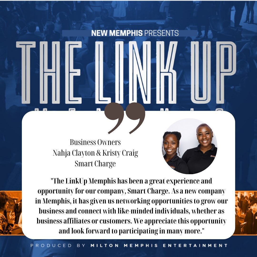 The Link Up Memphis - Monday August 15 RSVP LINK IN BIO 

We can&rsquo;t believe it&rsquo;s been 5 years since the launch of The Link Up Memphis in 2017. We&rsquo;re thrilled that so many Memphians have found this event beneficial to their personal a