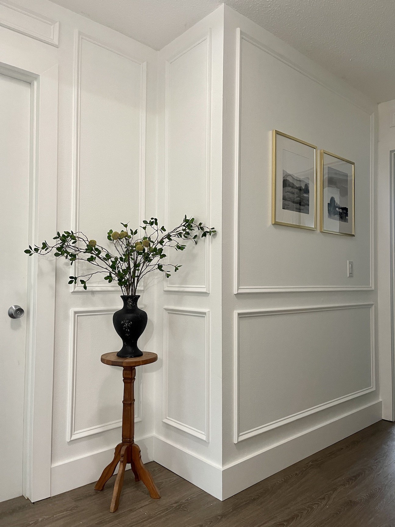 Picture Frame Molding in the Dining Room