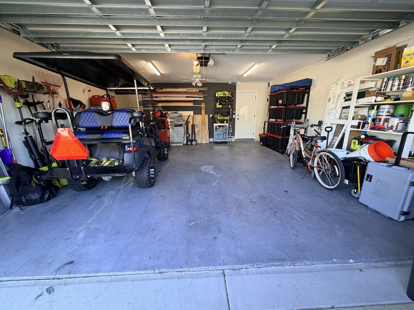 Garage Organization - Easy &amp; Affordable Tote Rack Storage
