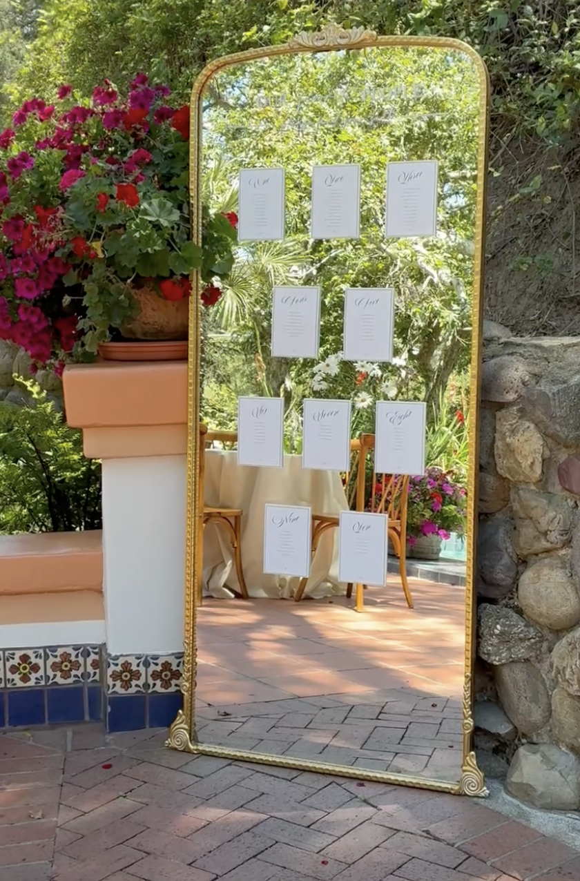 Custom Mirror Sign Rental