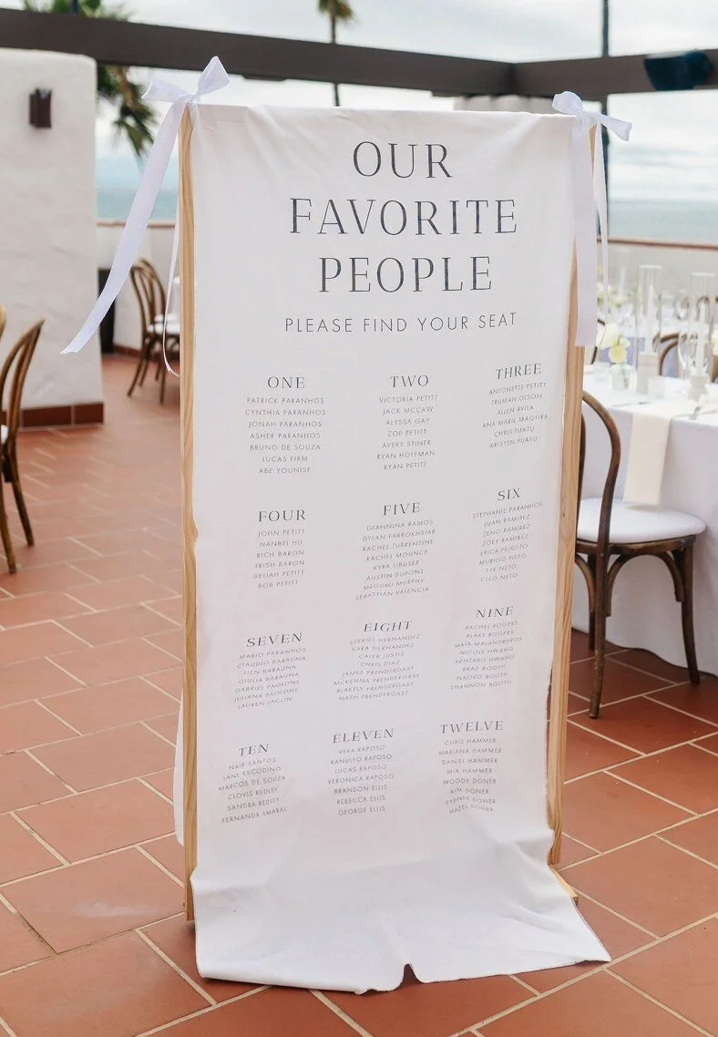 Custom Linen Sign