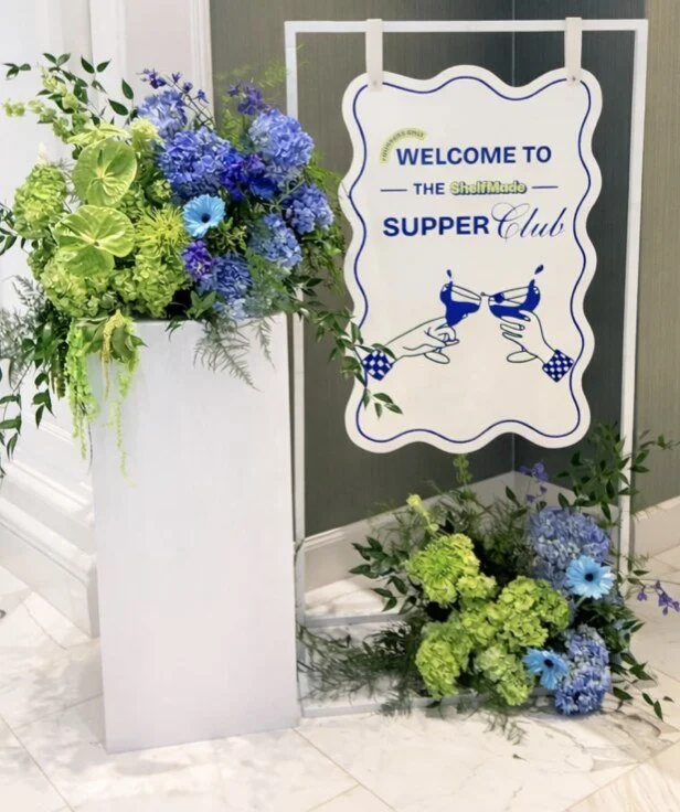 Custom Wavy Acrylic Sign