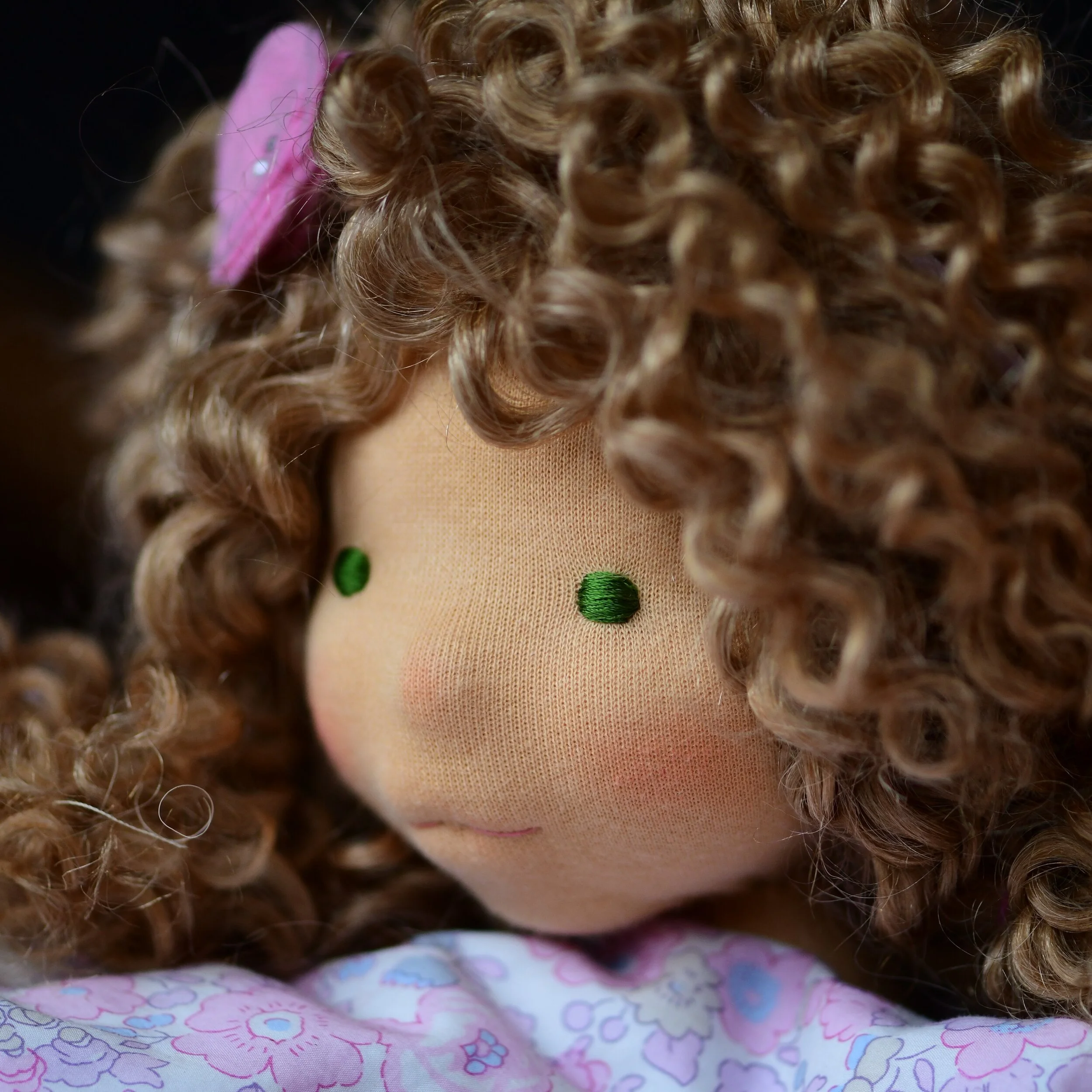 In my atelier with little Maggie