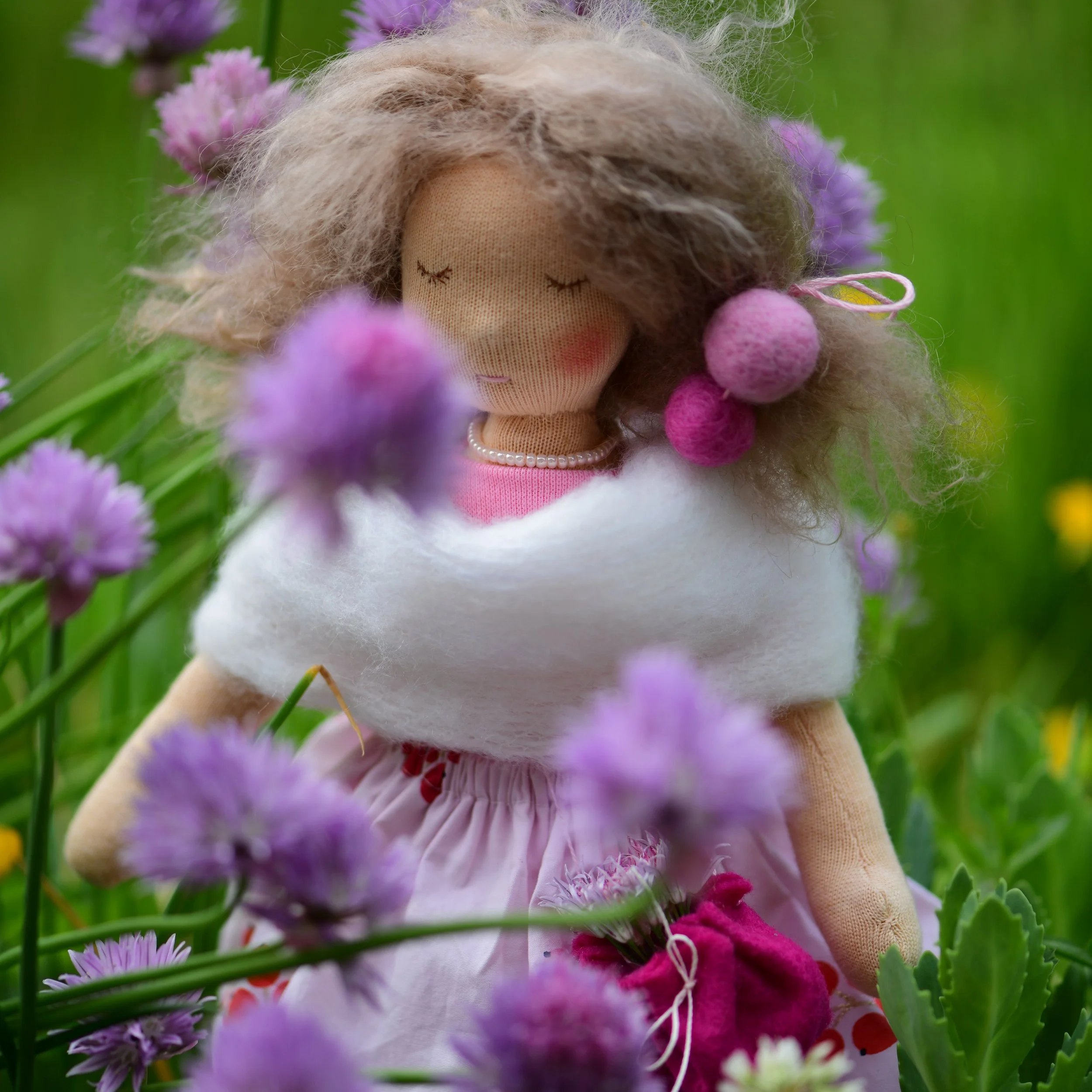 Recycling an old pink dress