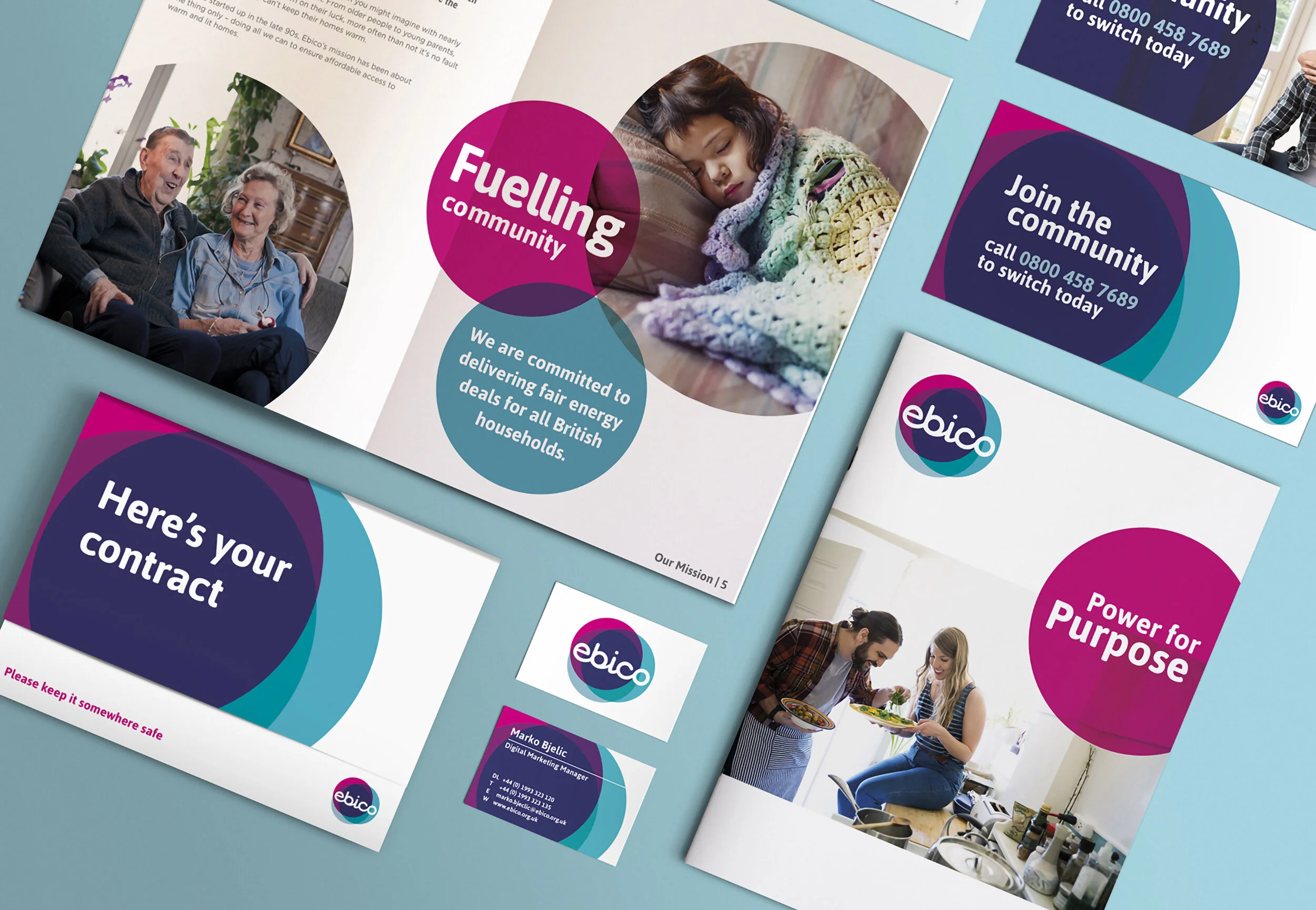  Complete rebrand for the UK's first not-for-profit energy provider. 