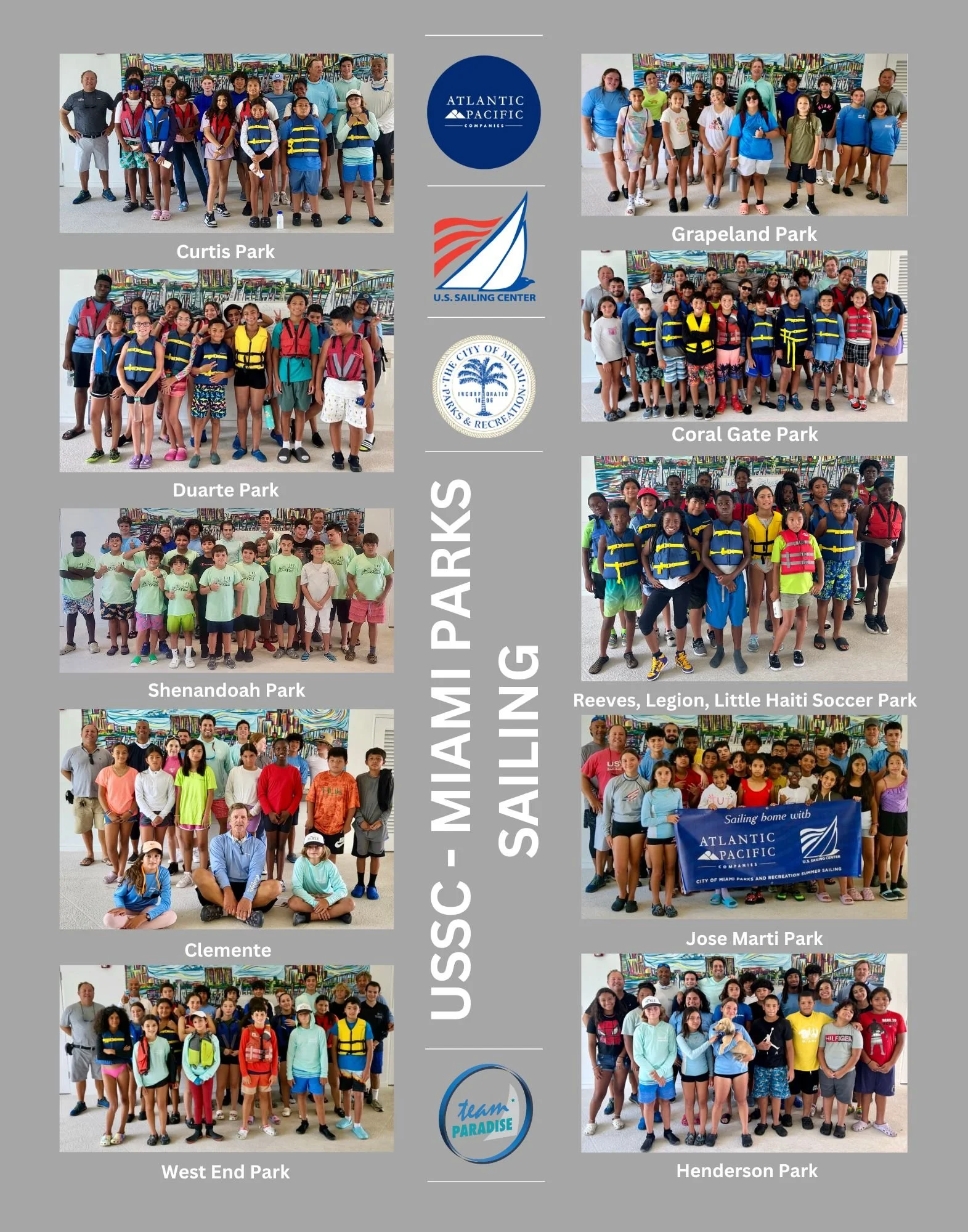 Youth Sailing — Team Paradise