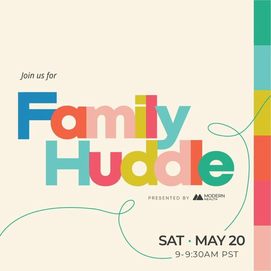 π₯π₯π₯ Introducing....the Family Huddle Series!
π‘ Join us for this new event series to explore practical tips for building positive mental health habits as a family.
π¬ The purpose of this series is to encourage and normalize dialogue about emotio