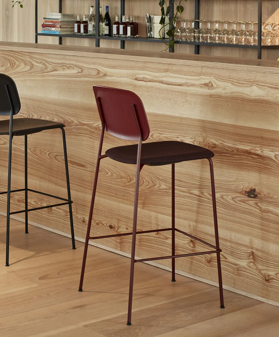HAY Soft Edge 90 Bar Stool Upholstery — gæst Antwerpen HAY & More