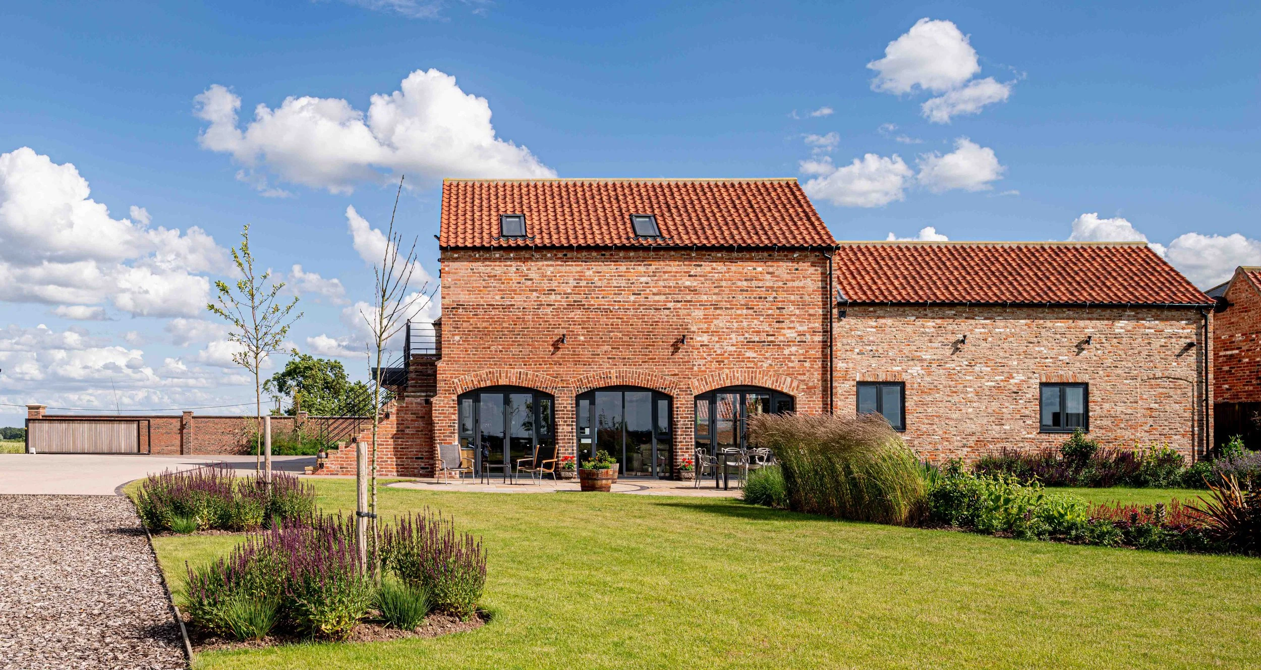 Conversion of a traditional threshing barn.  South-East of the City of York.   Click here to view  