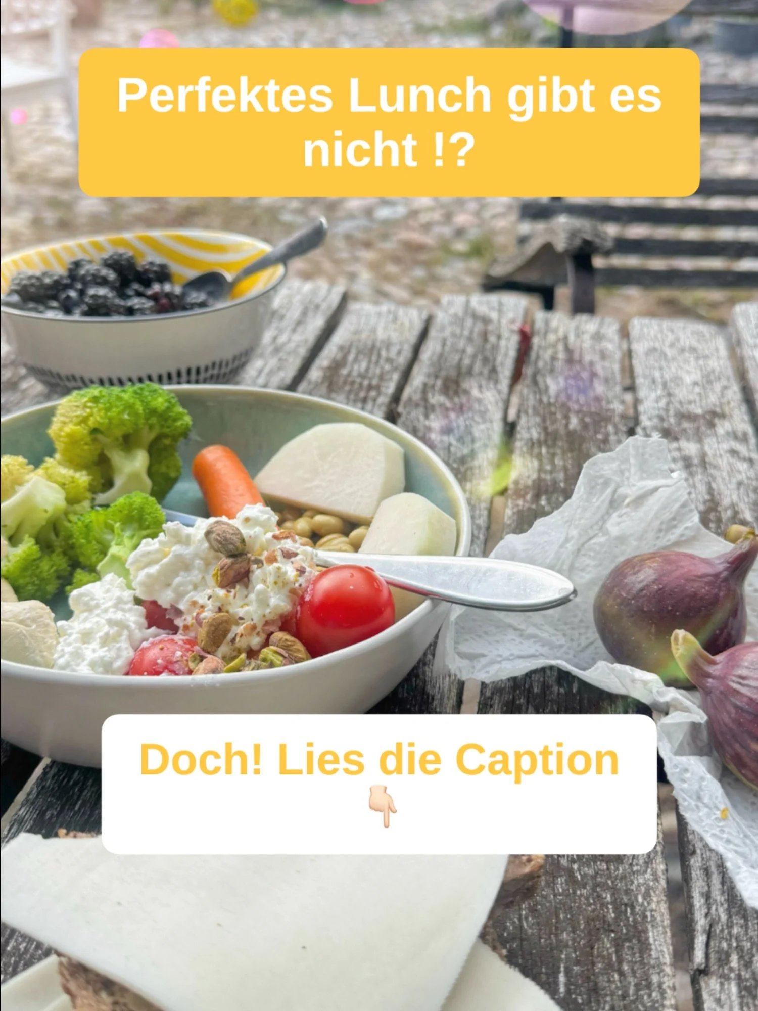 Mein Sunnyside Lunch heute: ziemlich bunt, ziemlich lecker &ndash; und ern&auml;hrungsphysiologisch ein kleines Kraftpaket. 🌱

🥦 Brokkoli, Kohlrabi, M&ouml;hre &amp; Tomaten bringen Ballaststoffe, Vitamin C, sekund&auml;re Pflanzenstoffe und ordent