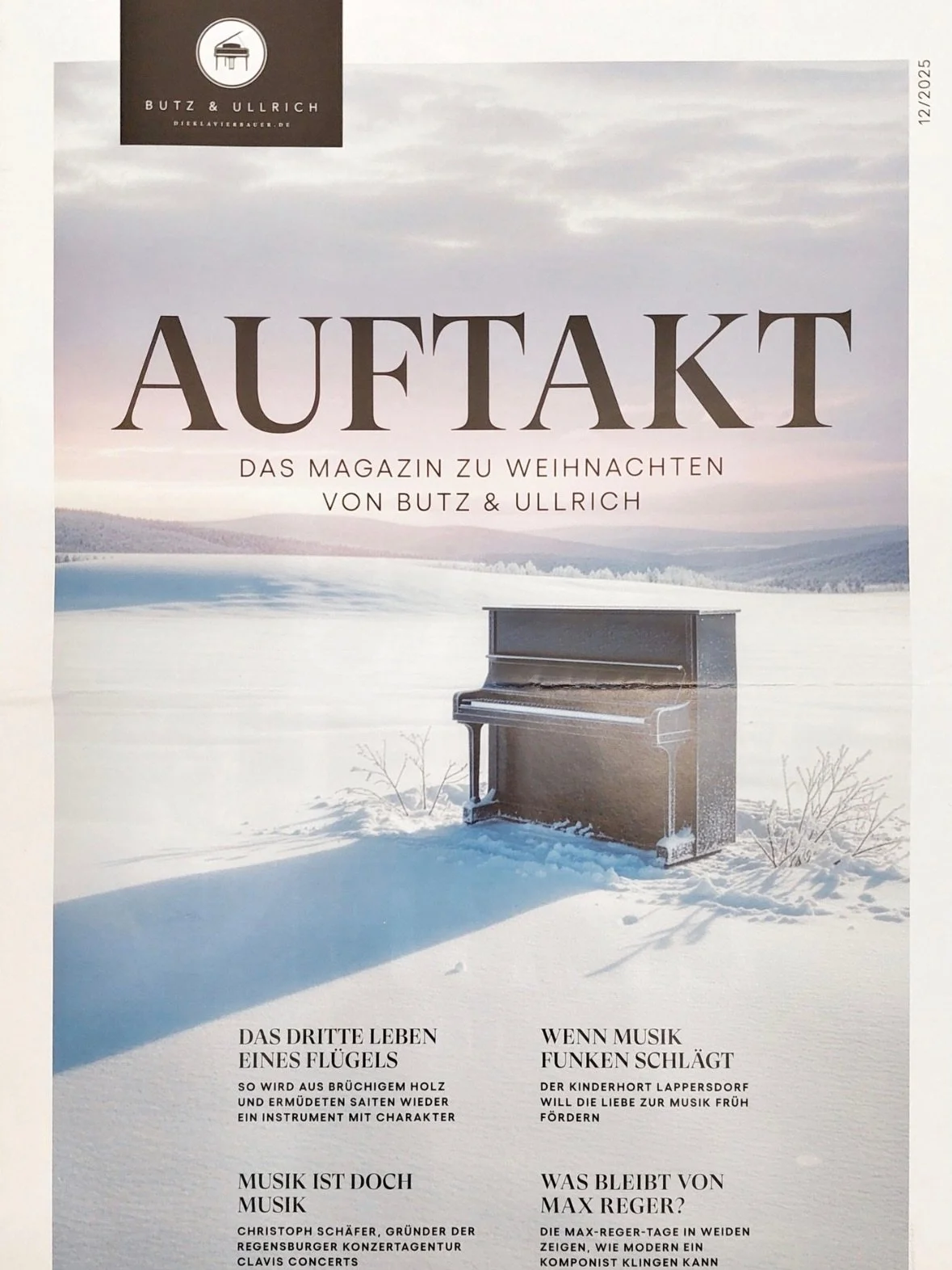 Zum Jahresbeginn freue ich mich sehr &uuml;ber ein sch&ouml;nes Interview im &bdquo;AUFTAKT&ldquo;-Magazin von @dieklavierbauer.de 🎹🎶

Unter dem Titel &bdquo;Punk oder Klassik &ndash; Musik ist doch Musik&ldquo; durfte ich &uuml;ber meinen pers&oum