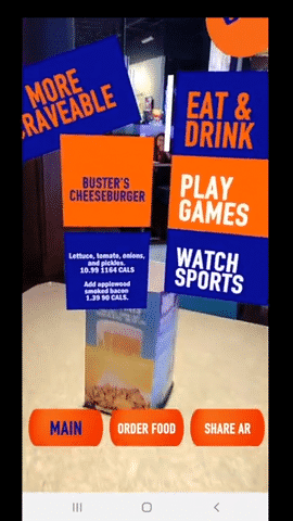 AR Restaurant Experience
