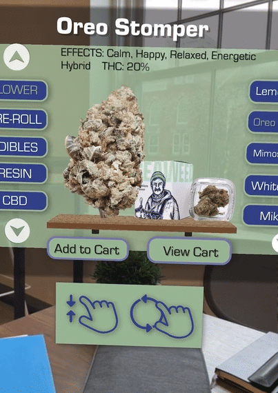 Cannabis AR Retail Solution