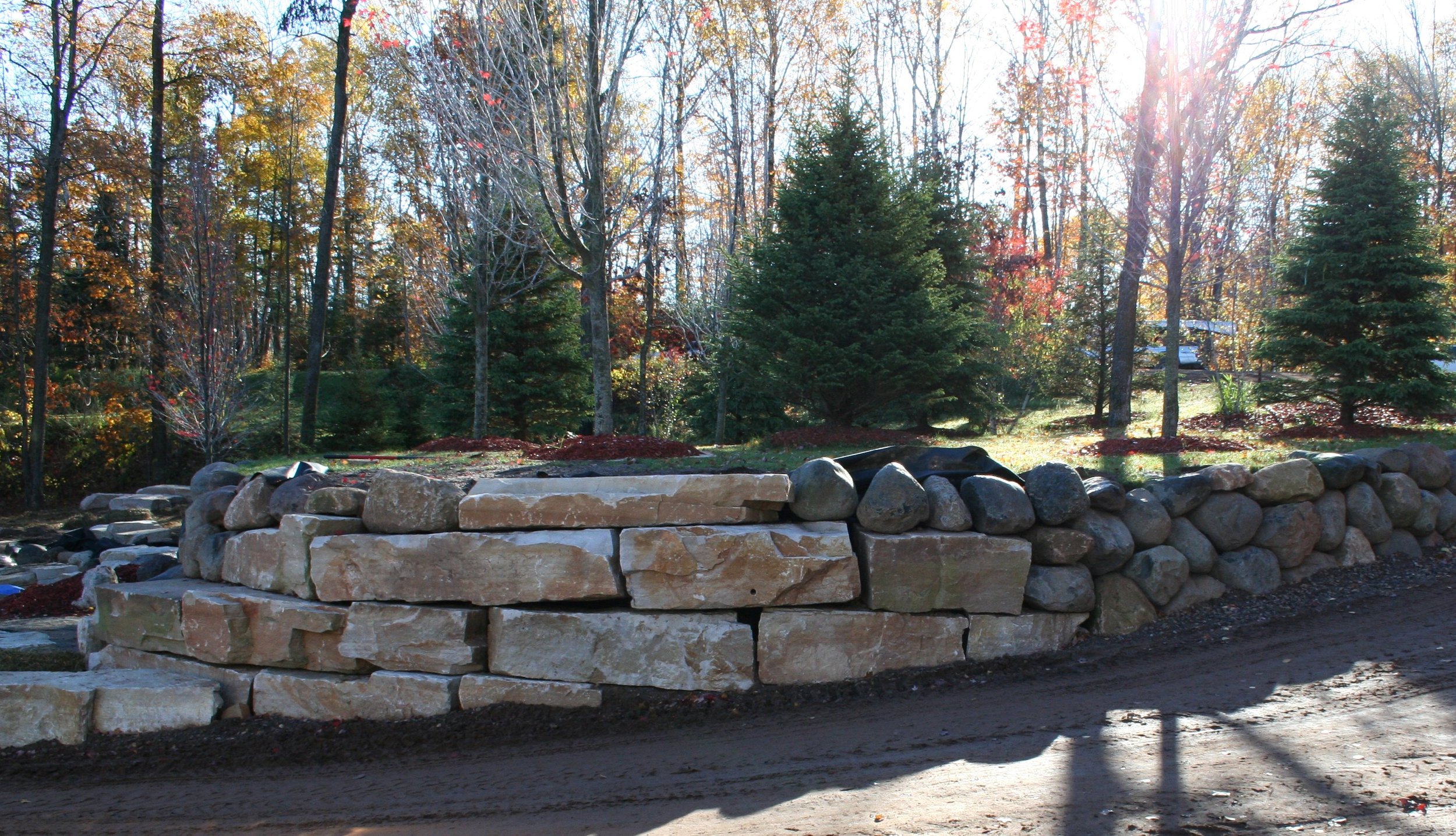 Highland Brown outcropping 10-16"