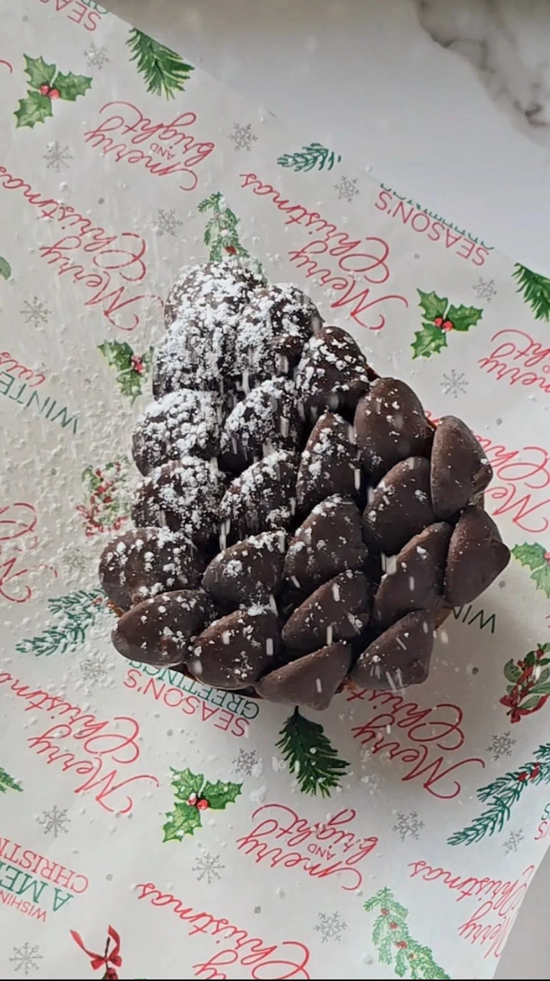 Pinecone Hot Cocoa Bomb ☕️🍫🎄 