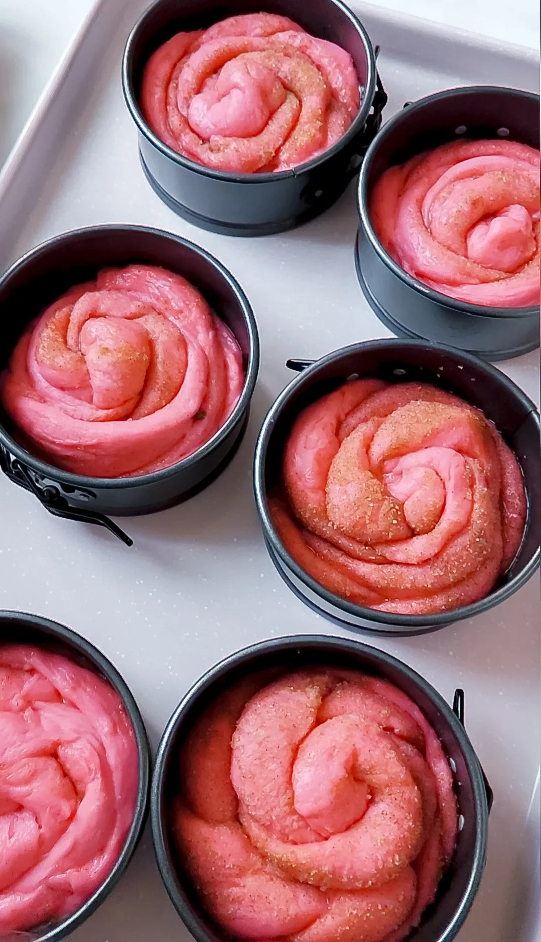 Strawberry Breakfast Buns: Roses of Love