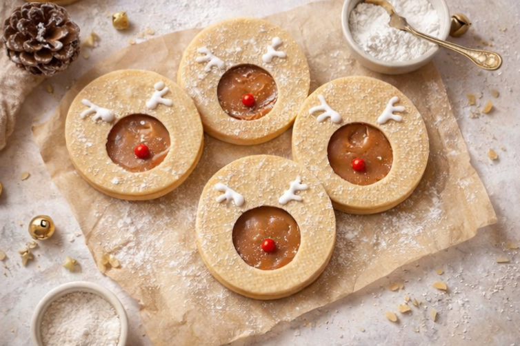 Reindeer Linzer Cookies: A Holiday Delight