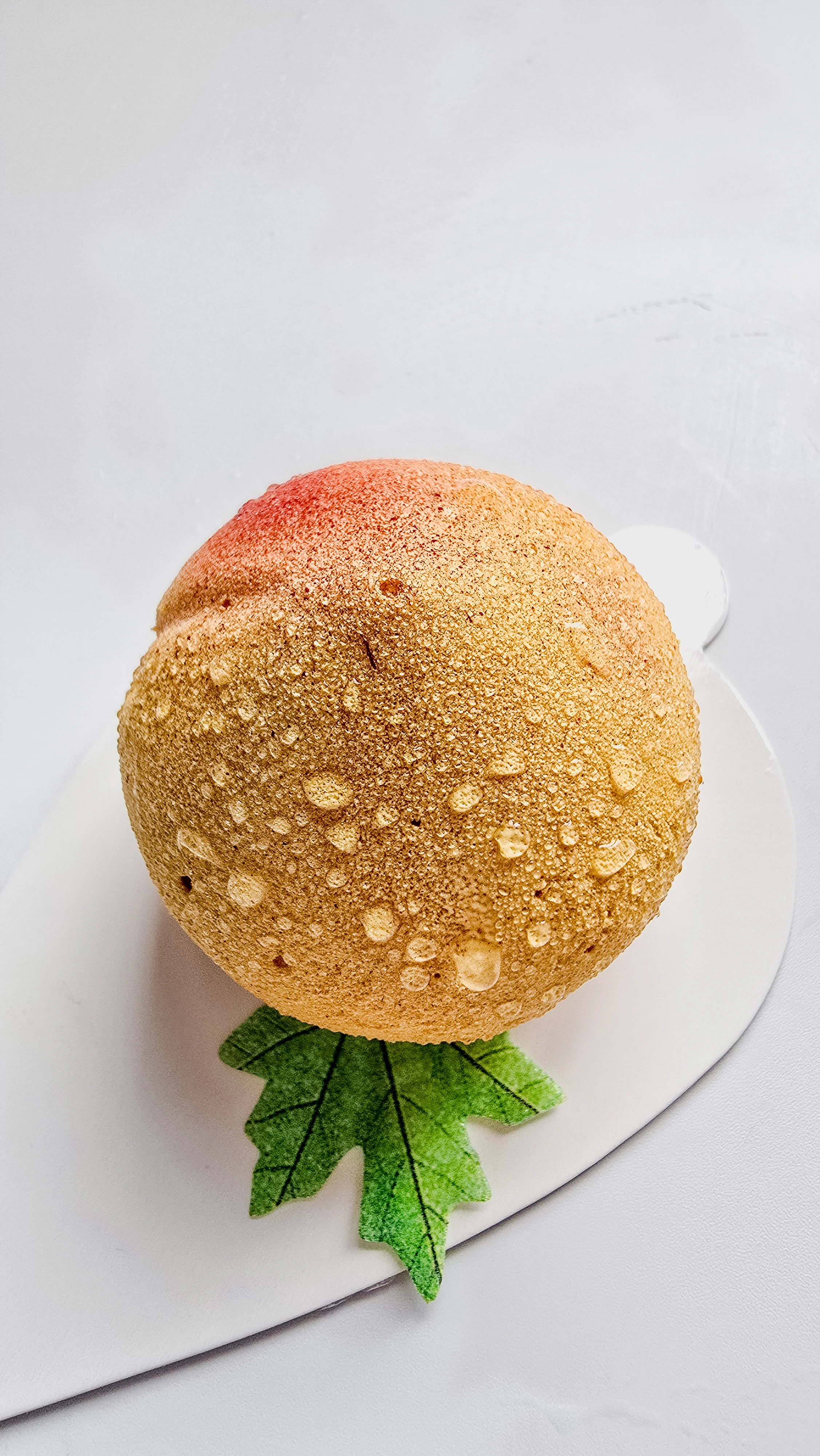 Peach Mousse Fruit Illusion Cake with Earl Grey Mousse