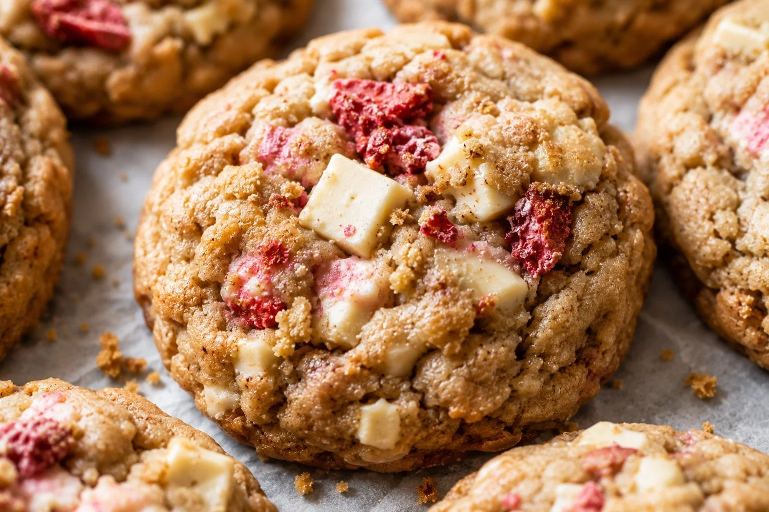 Strawberry Cheesecake Cookies 