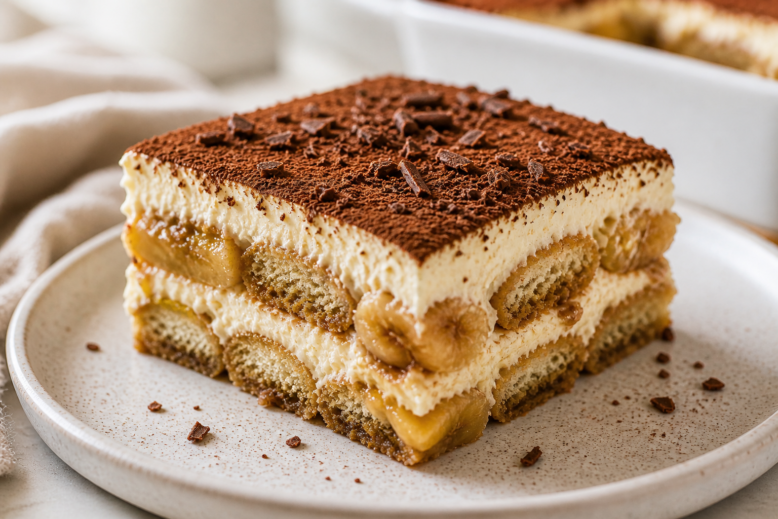 Caramelized Banana Tiramisu