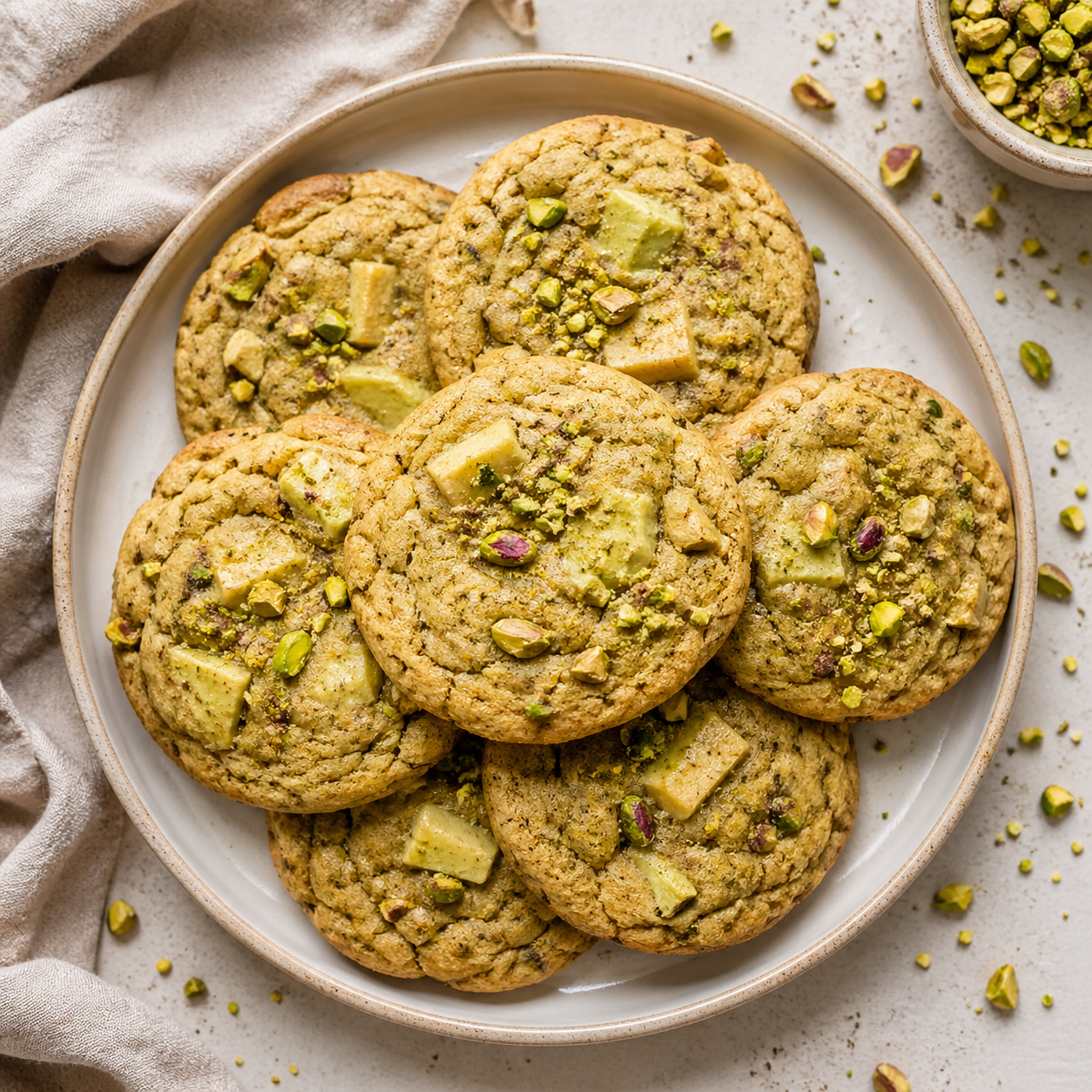 Cardamom Pistachio Cookies