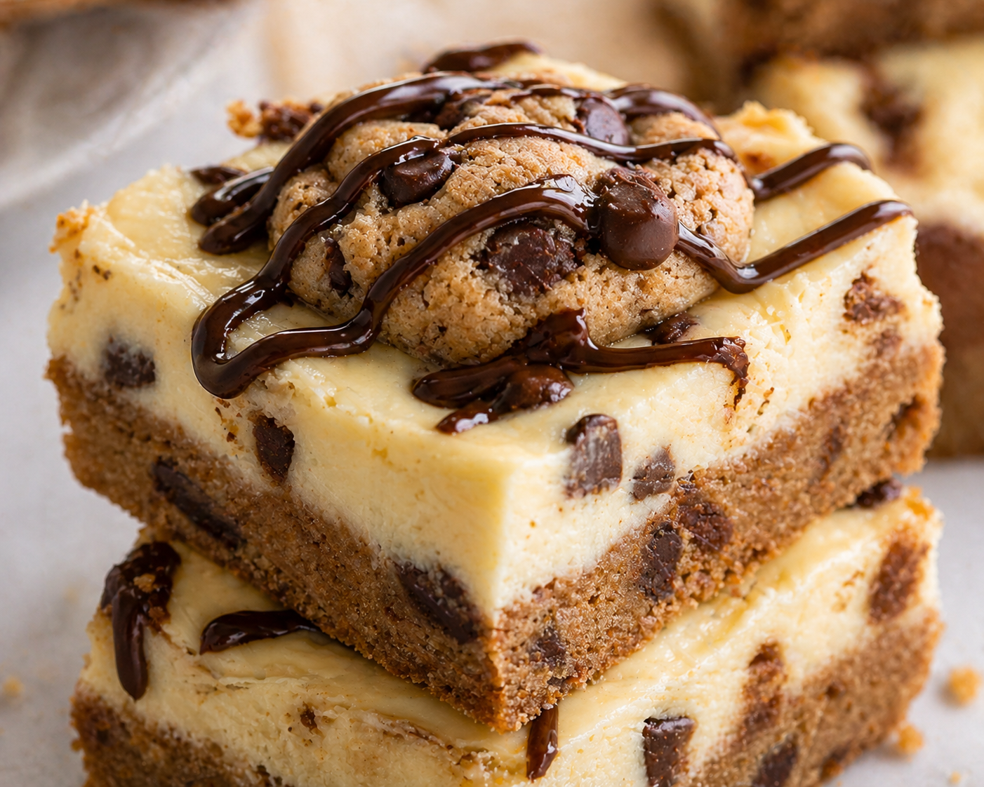 Cookie Dough Cheesecake Bars