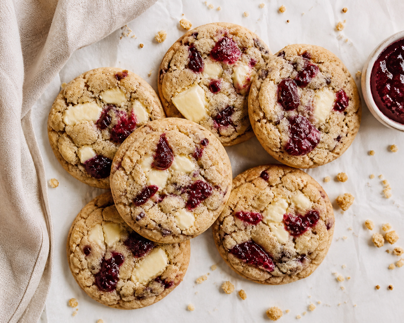 Cherry Cheesecake Cookies 
