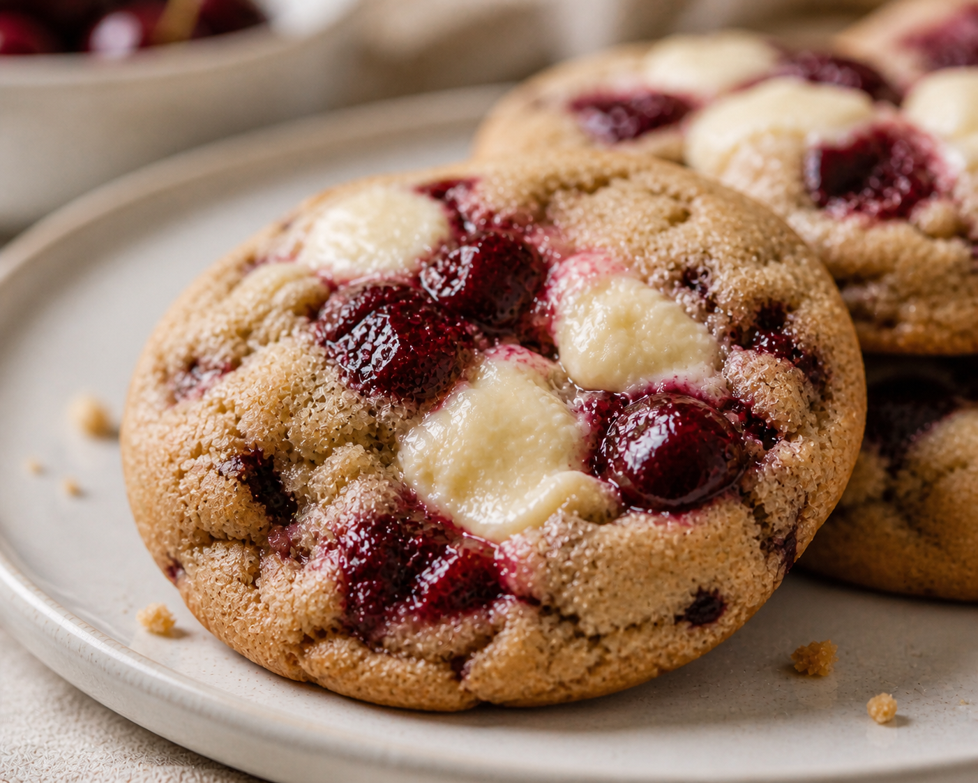 Soft and chewy cookies with cheesecake bark pockets 2.png