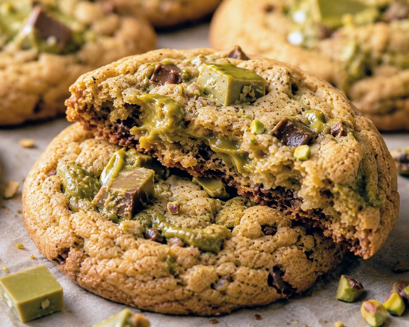 Pistachio Brown Butter Cookies 