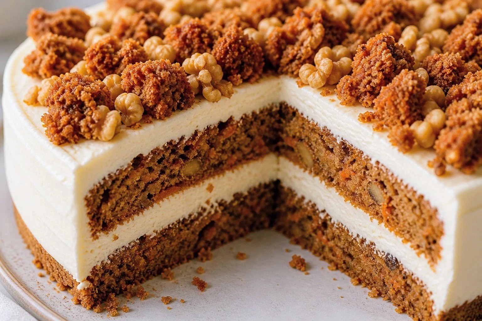 Warm spiced carrot cake with vanilla cheesecake filling.jpeg