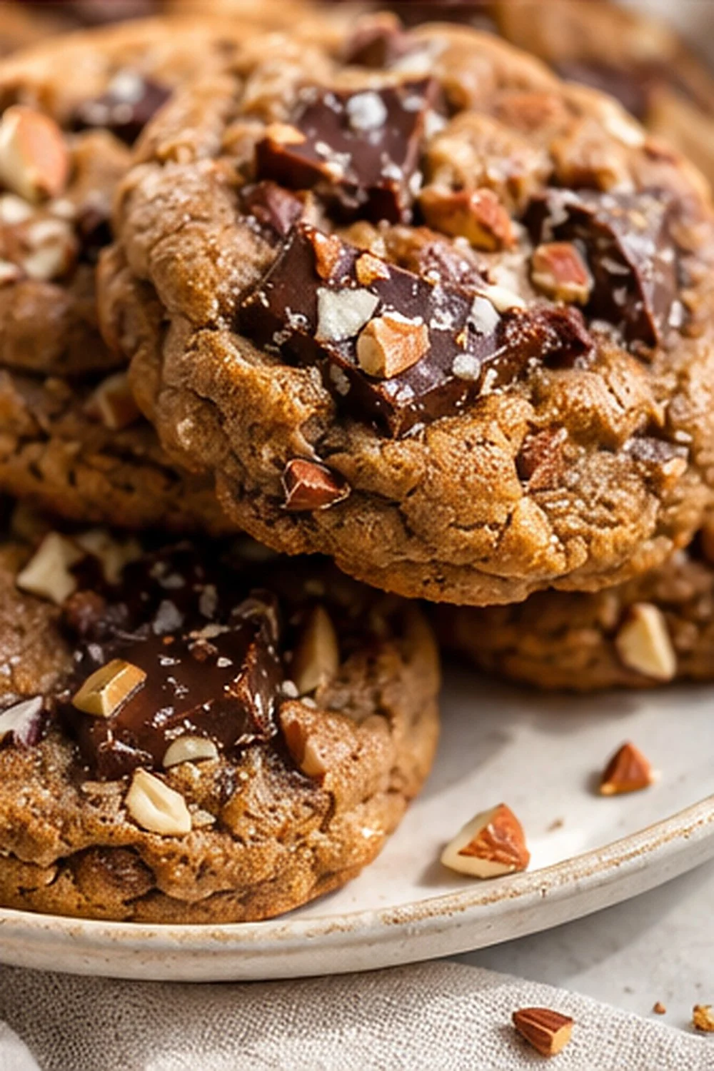 Biscoff Cookies With Toasted Almond Bark