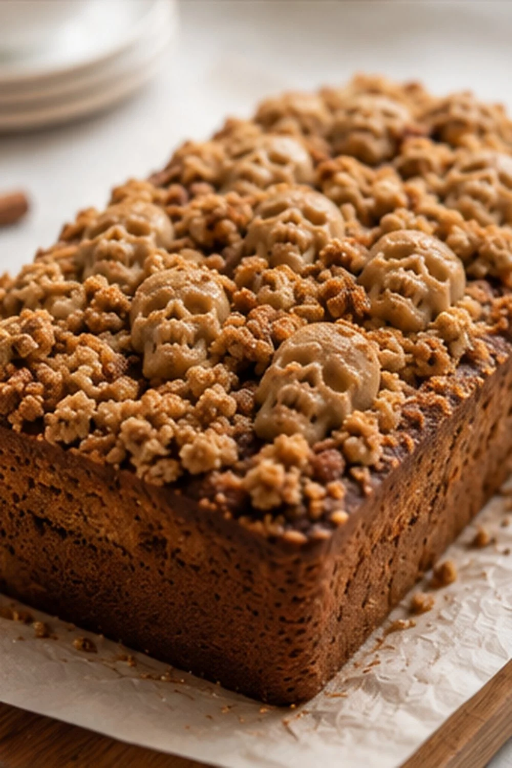 Halloween Cinnamon Swirl Loaf Cake