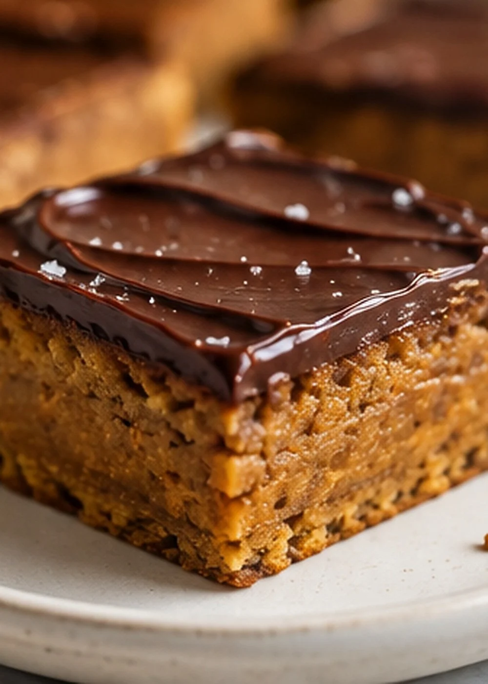 Pumpkin White Chocolate Brownies with Dark Chocolate Ganache