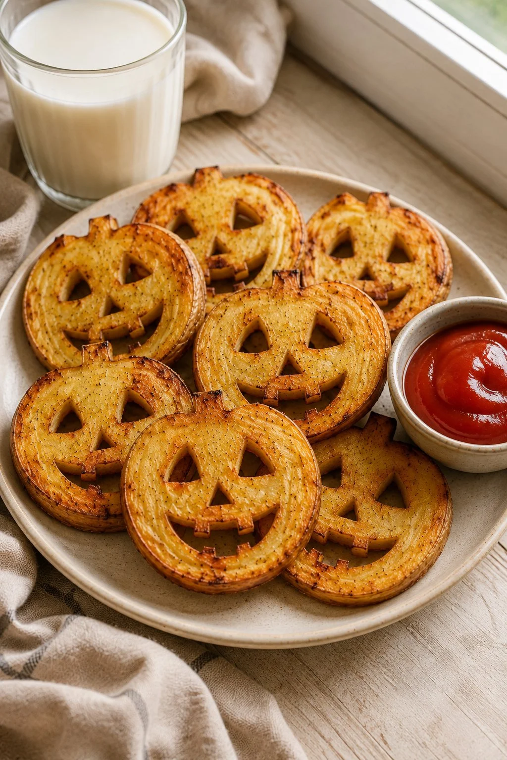 Crispy Halloween Air Fryer French Fries 