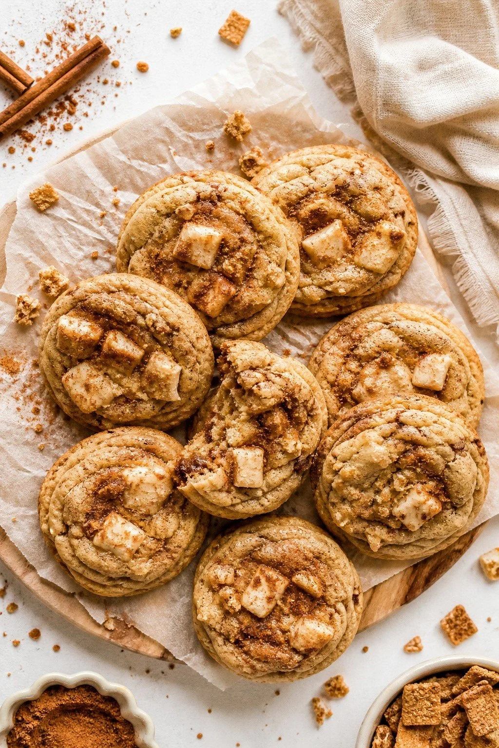 Cinnamon Swirl Brown Butter Cookies