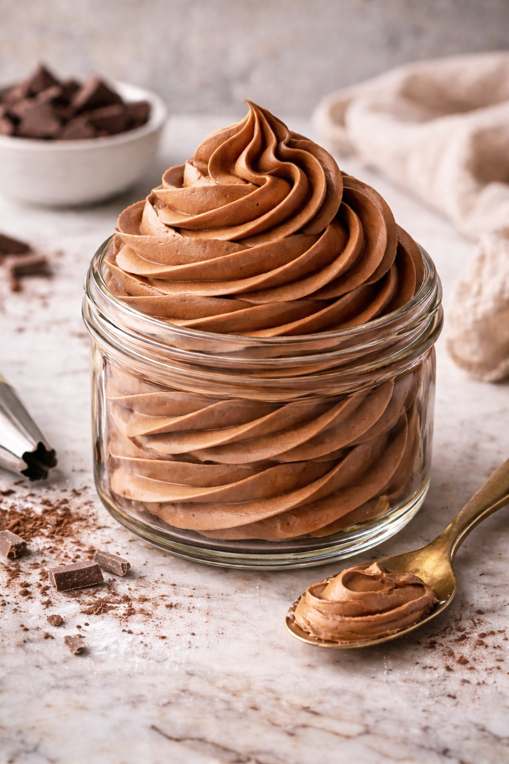 Chocolate Heat Resistant Eggless Buttercream .png