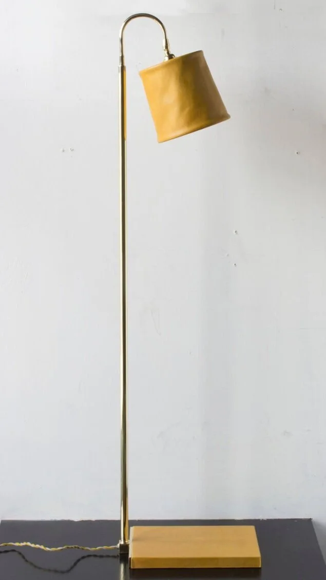 MUSTARD + POLISHED UNLACQUERED BRASS