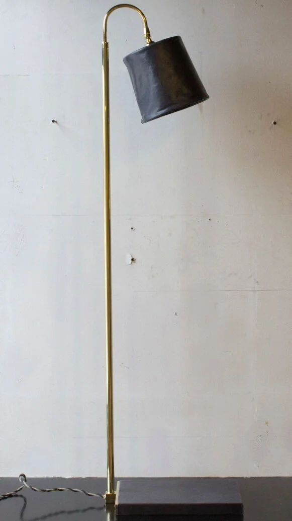 CHARCOAL + POLISHED UNLACQUERED BRASS