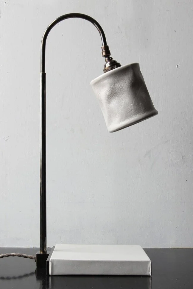 ASH + DARK PATINATED BRASS