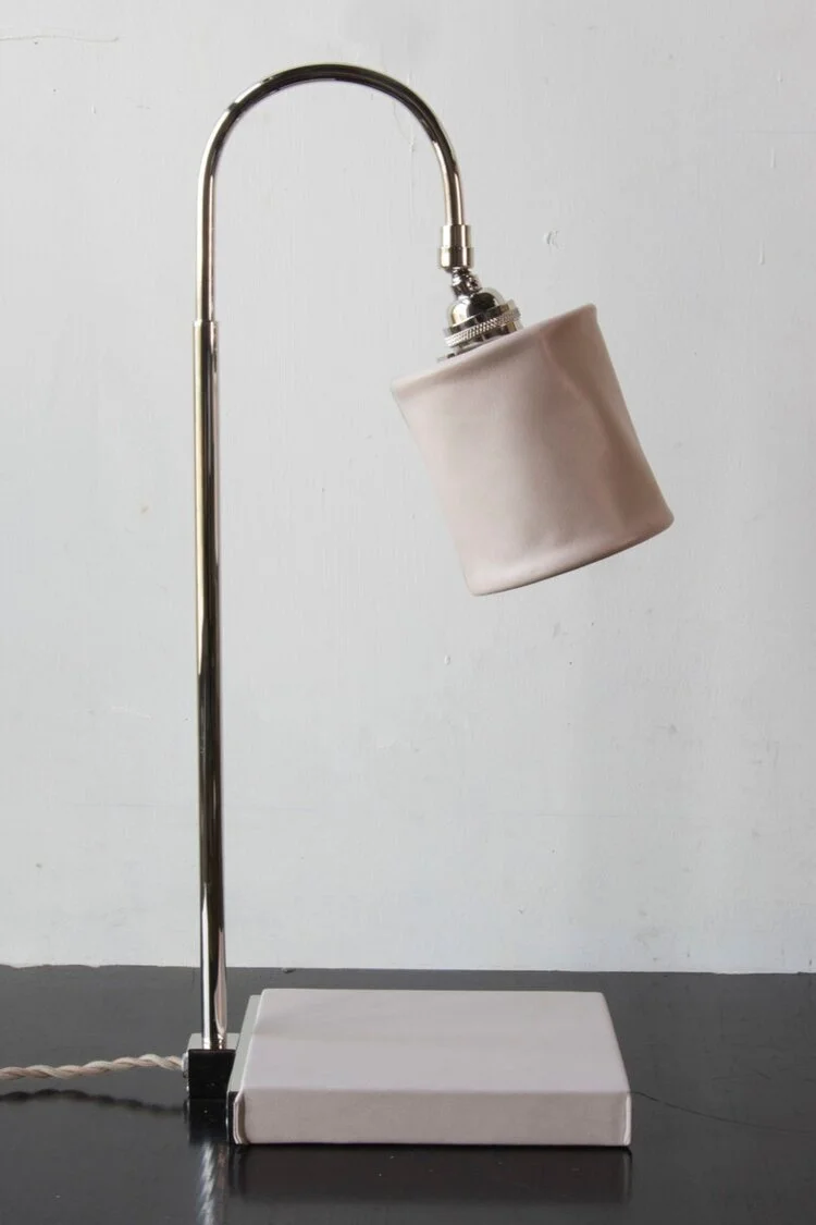 BLUSH + POLISHED NICKEL PLATED BRASS